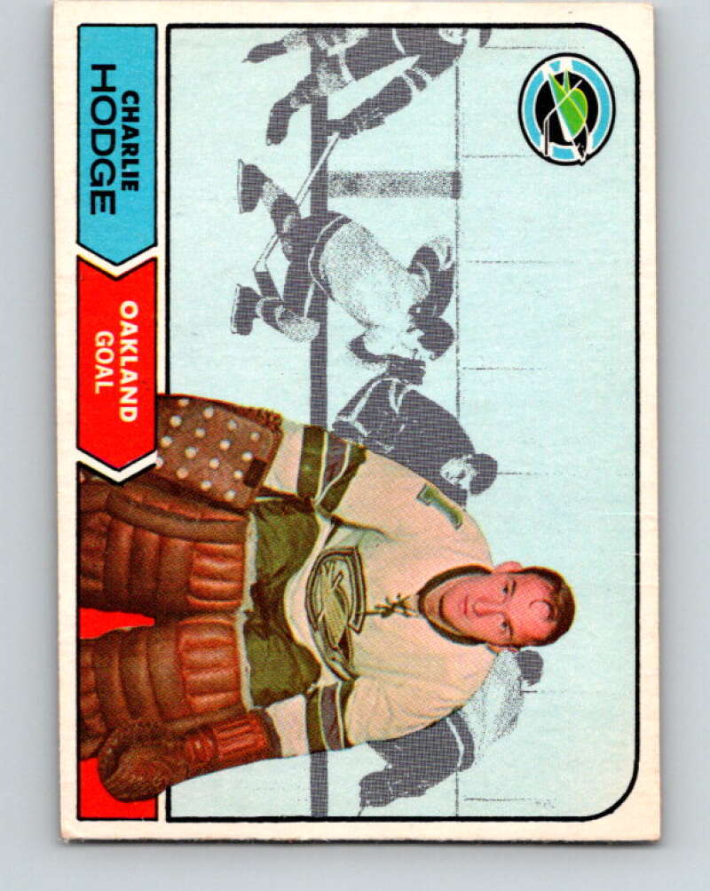 1968-69 O-Pee-Chee #78 Charlie Hodge  Oakland Seals  V1004