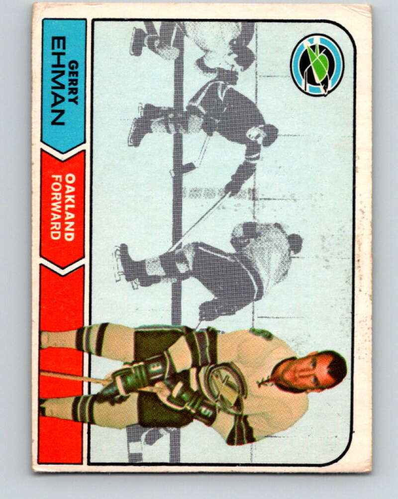 1968-69 O-Pee-Chee #84 Gerry Ehman  Oakland Seals  V1013