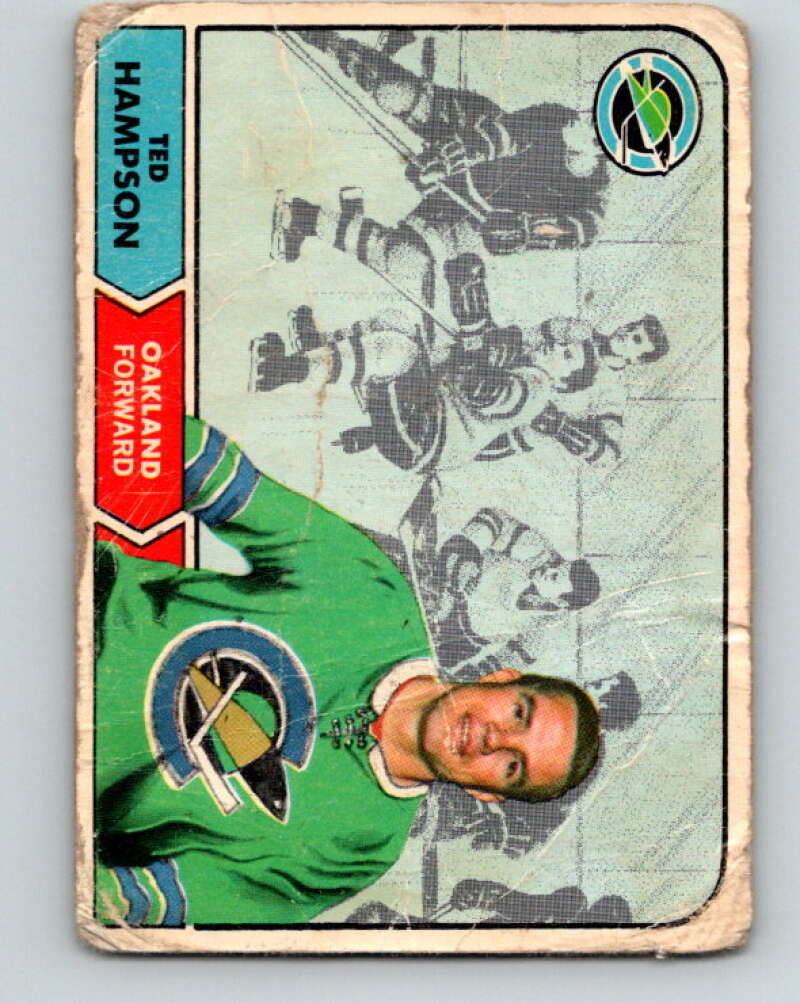 1968-69 O-Pee-Chee #85 Ted Hampson  Oakland Seals  V1014