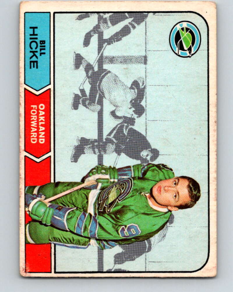 1968-69 O-Pee-Chee #86 Bill Hicke  Oakland Seals  V1016