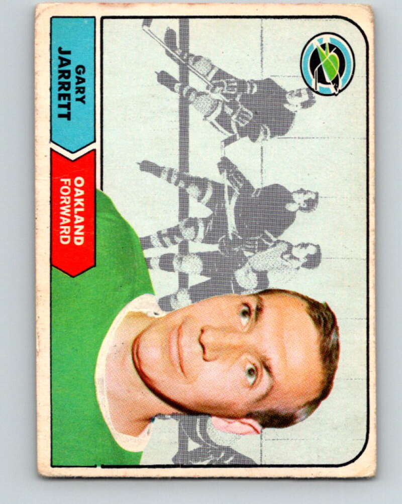 1968-69 O-Pee-Chee #87 Gary Jarrett  Oakland Seals  V1017