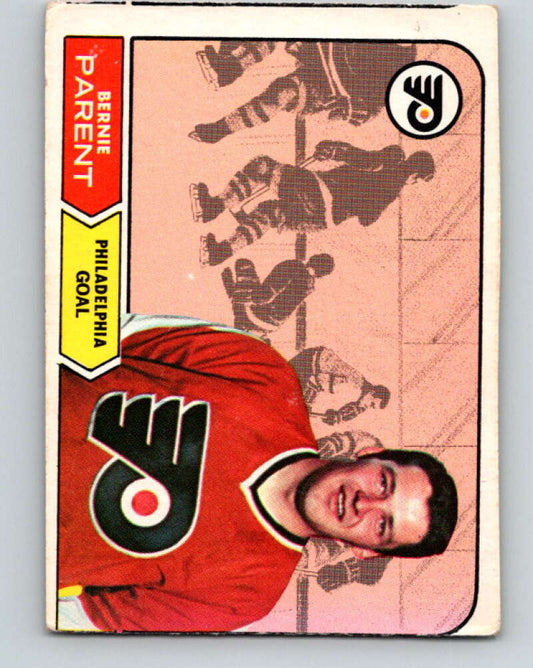 1968-69 O-Pee-Chee #89 Bernie Parent  RC Rookie Philadelphia Flyers  V1020