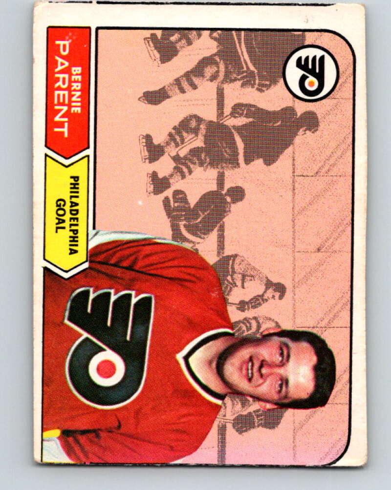 1968-69 O-Pee-Chee #89 Bernie Parent  RC Rookie Philadelphia Flyers  V1020