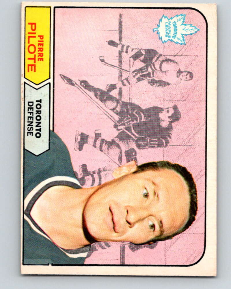 1968-69 O-Pee-Chee #124 Pierre Pilote  Toronto Maple Leafs  V1065