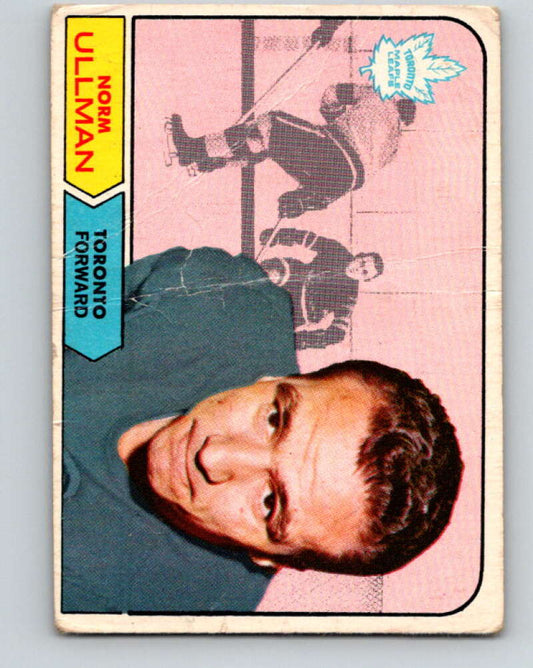 1968-69 O-Pee-Chee #131 Norm Ullman  Toronto Maple Leafs  V1073