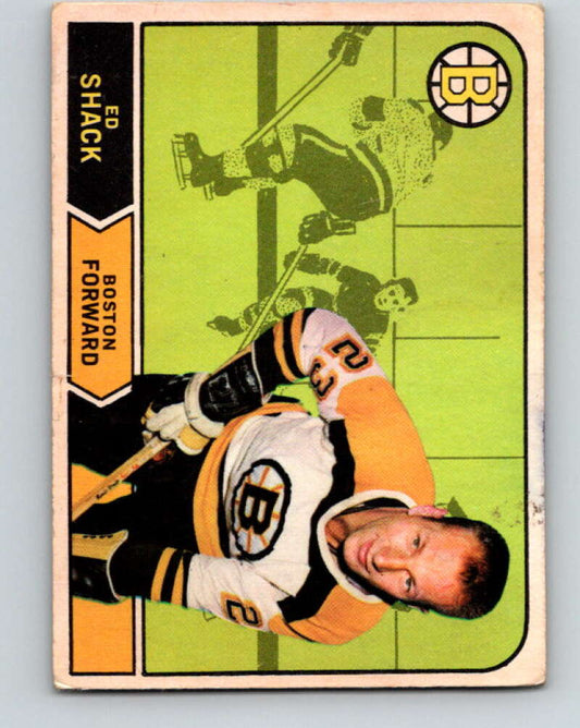 1968-69 O-Pee-Chee #137 Eddie Shack  Boston Bruins  V1082