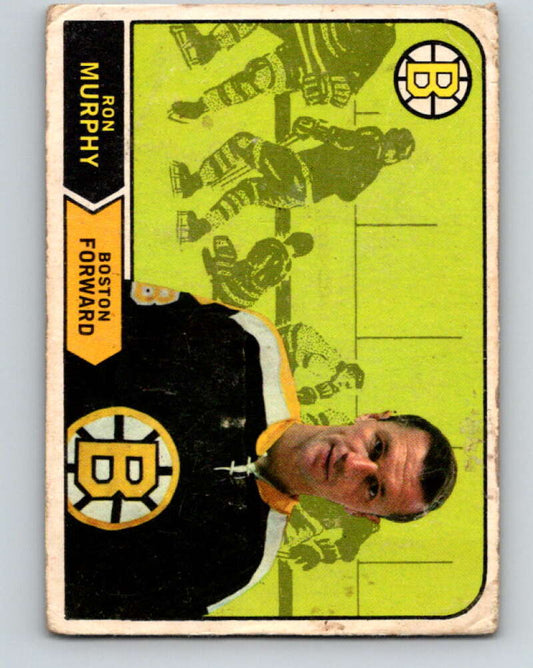 1968-69 O-Pee-Chee #139 Ron Murphy  Boston Bruins  V1087