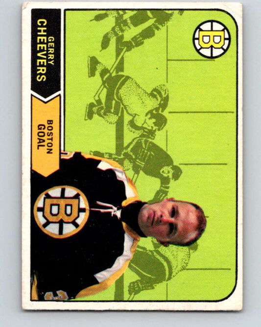 1968-69 O-Pee-Chee #140 Gerry Cheevers  Boston Bruins  V1088