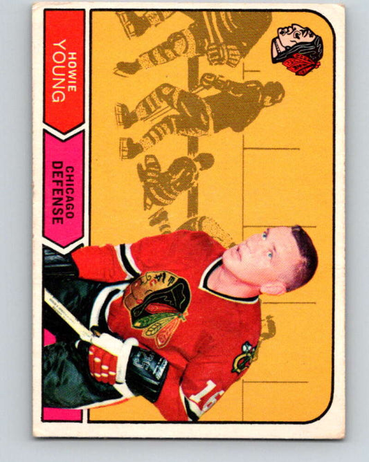 1968-69 O-Pee-Chee #151 Howie Young  Chicago Blackhawks  V1102