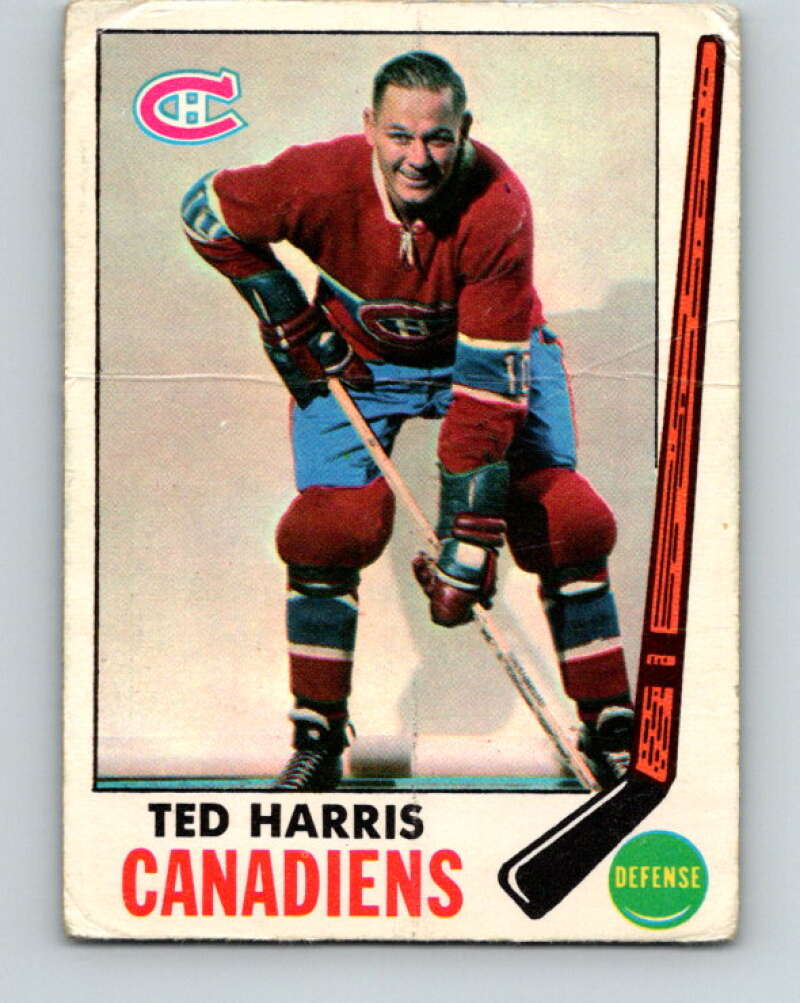 1969-70 O-Pee-Chee #2 Ted Harris  Montreal Canadiens  V1191