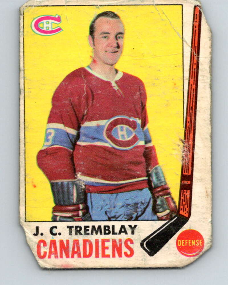 1969-70 O-Pee-Chee #5 J.C. Tremblay  Montreal Canadiens  V1196