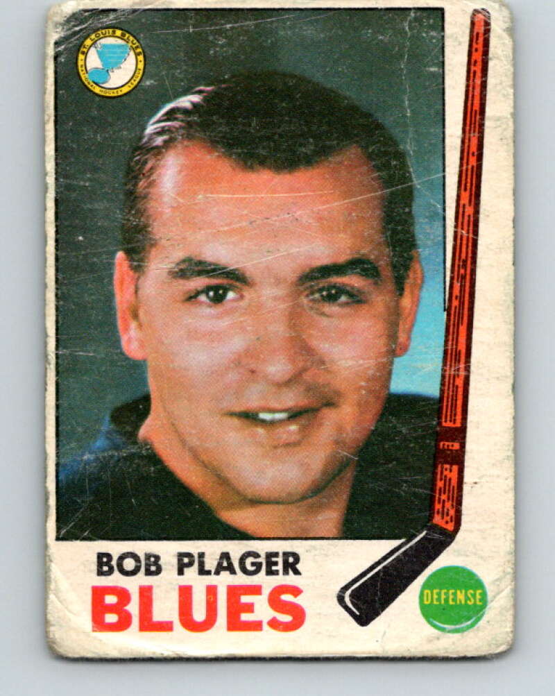 1969-70 O-Pee-Chee #13 Bob Plager  St. Louis Blues  V1212