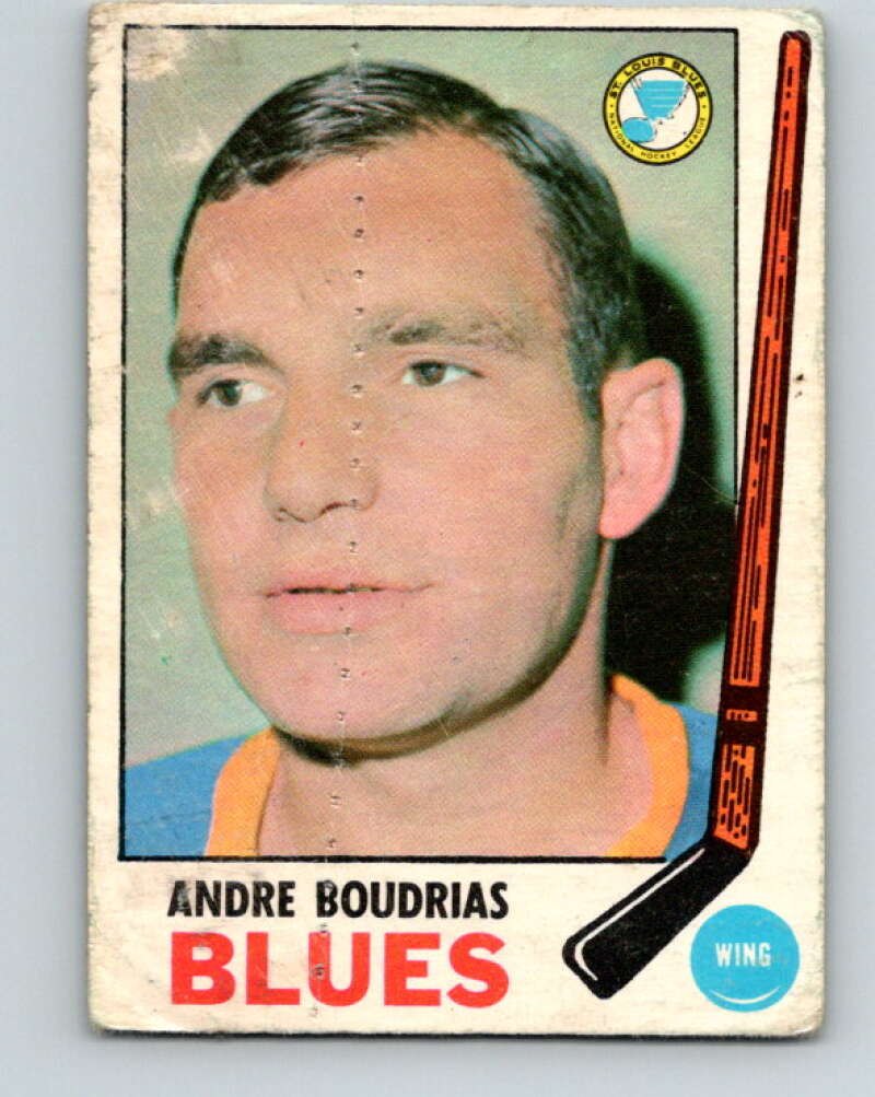 1969-70 O-Pee-Chee #16 Andre Boudrias  St. Louis Blues  V1222