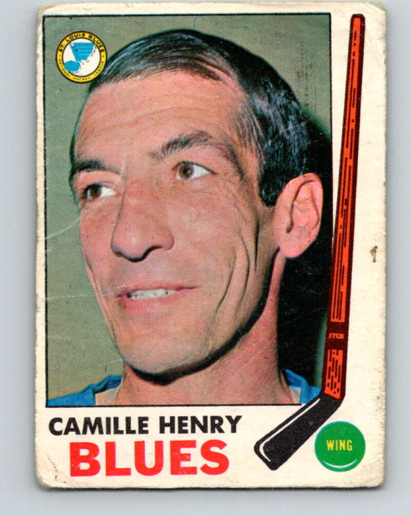 1969-70 O-Pee-Chee #17 Camille Henry  St. Louis Blues  V1225