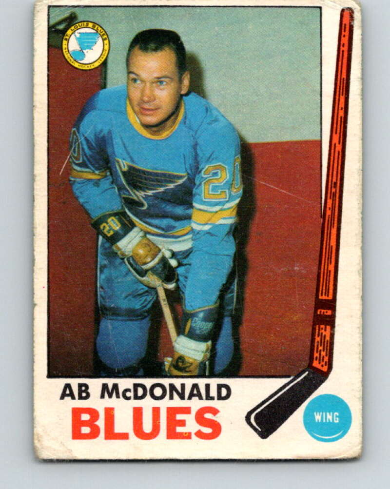 1969-70 O-Pee-Chee #18 Ab McDonald  St. Louis Blues  V1227