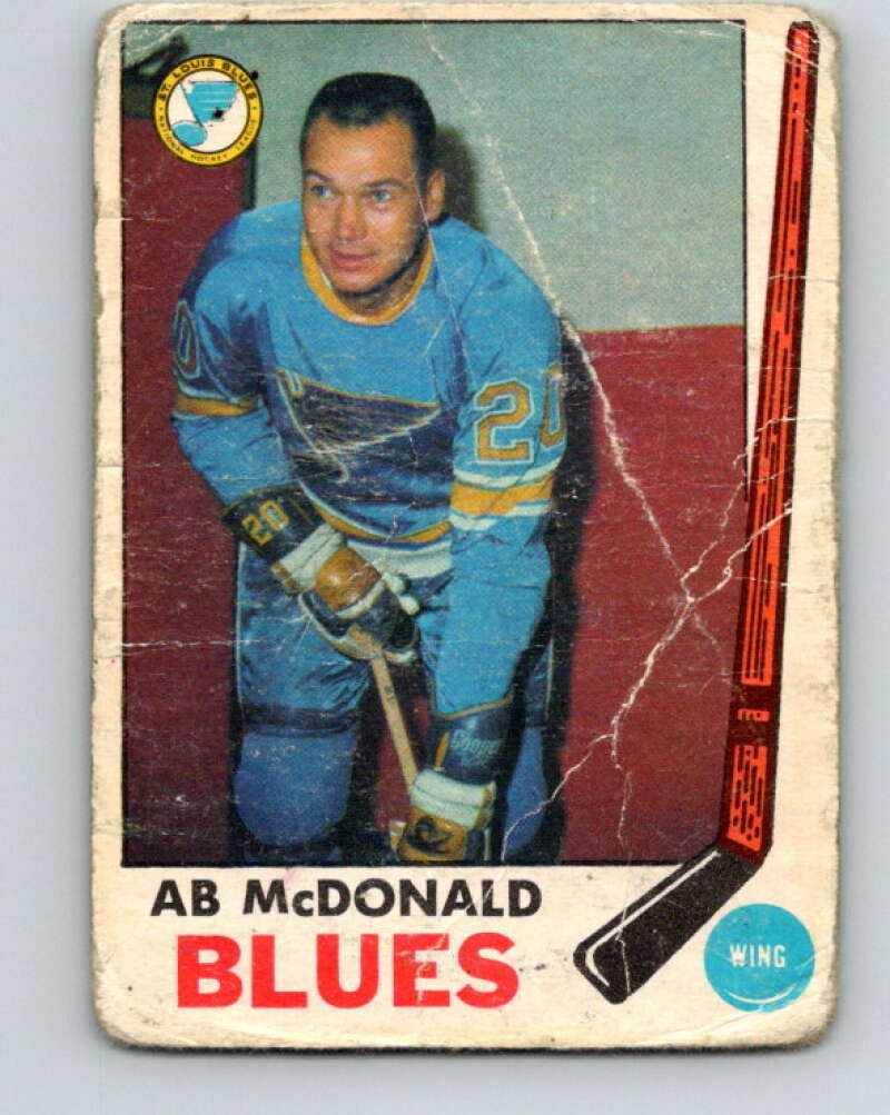 1969-70 O-Pee-Chee #18 Ab McDonald  St. Louis Blues  V1229