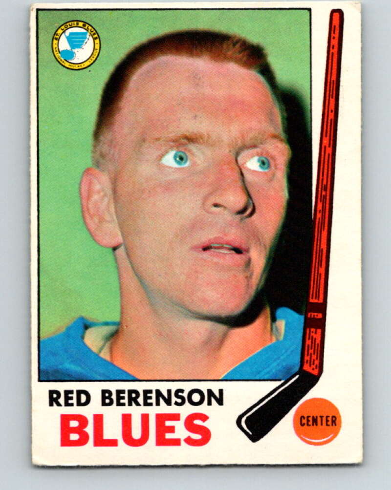 1969-70 O-Pee-Chee #20 Red Berenson  St. Louis Blues  V1237