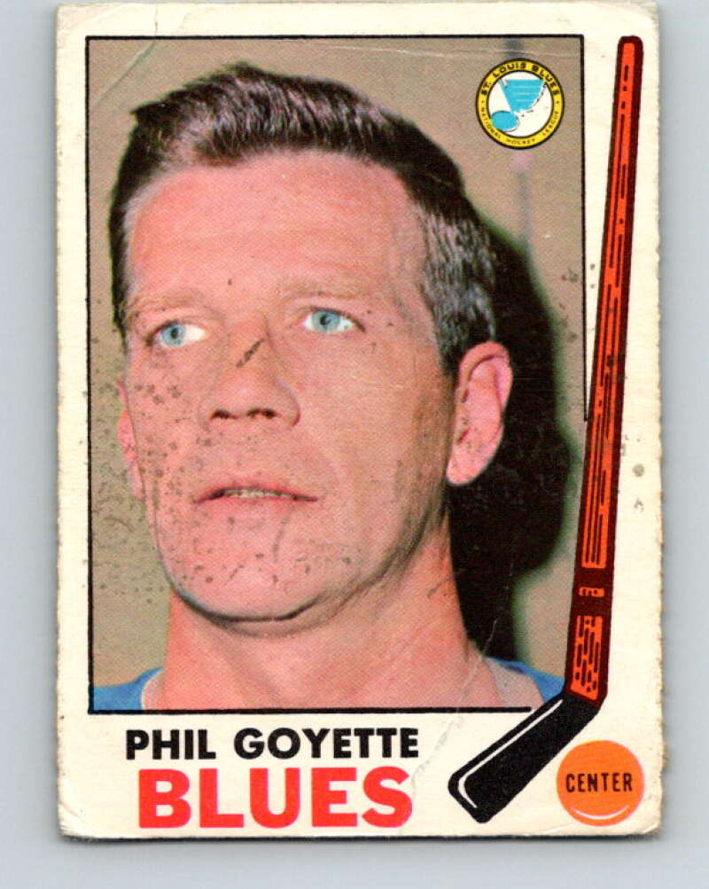 1969-70 O-Pee-Chee #21 Phil Goyette  St. Louis Blues  V1239