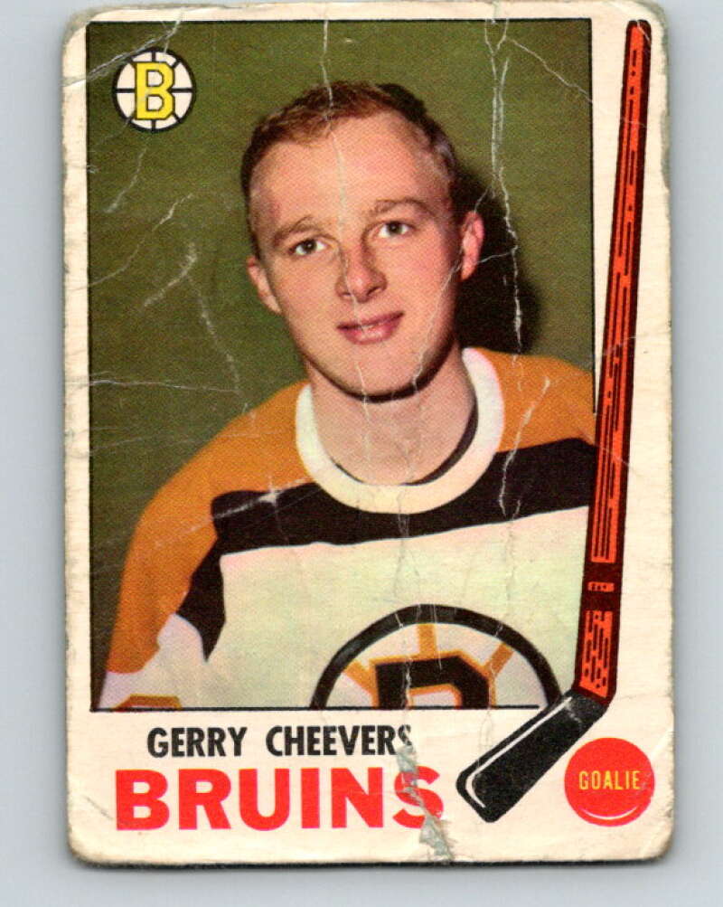 1969-70 O-Pee-Chee #22 Gerry Cheevers  Boston Bruins  V1242