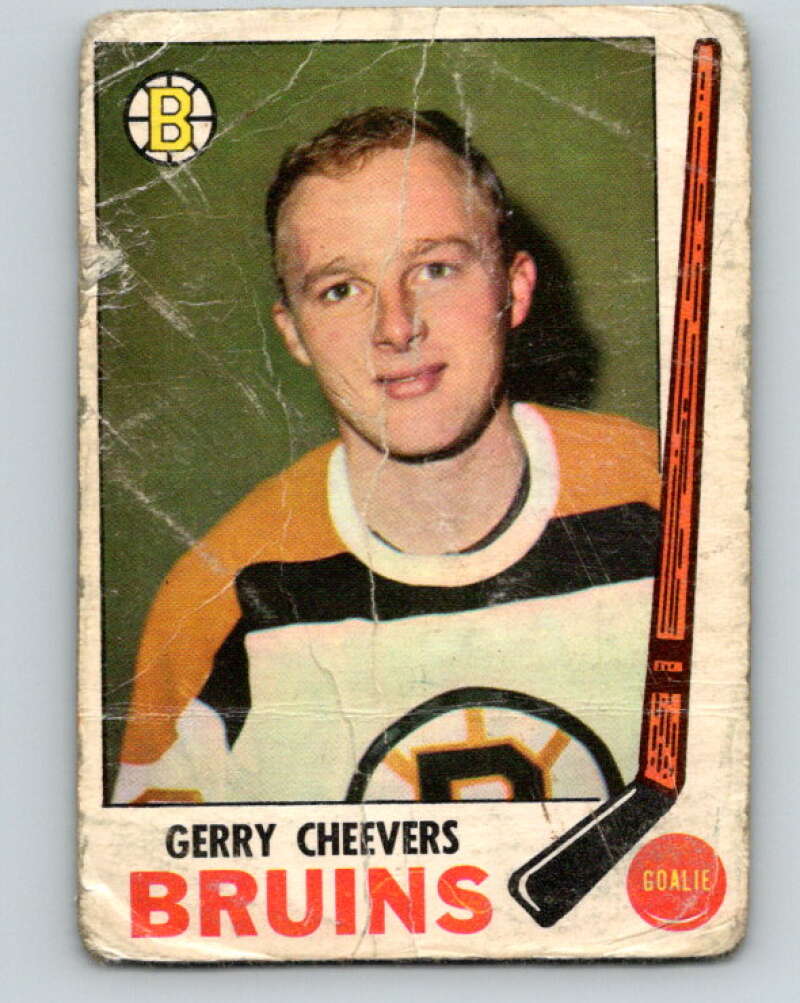1969-70 O-Pee-Chee #22 Gerry Cheevers  Boston Bruins  V1243
