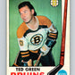 1969-70 O-Pee-Chee #23 Ted Green  Boston Bruins  V1244
