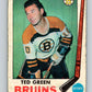 1969-70 O-Pee-Chee #23 Ted Green  Boston Bruins  V1245
