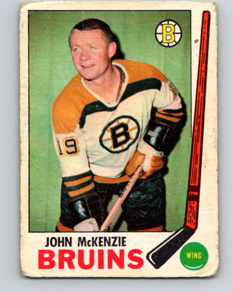 1969-70 O-Pee-Chee #28 John McKenzie  Boston Bruins  V1254