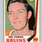 1969-70 O-Pee-Chee #32 Fred Stanfield  Boston Bruins  V1262