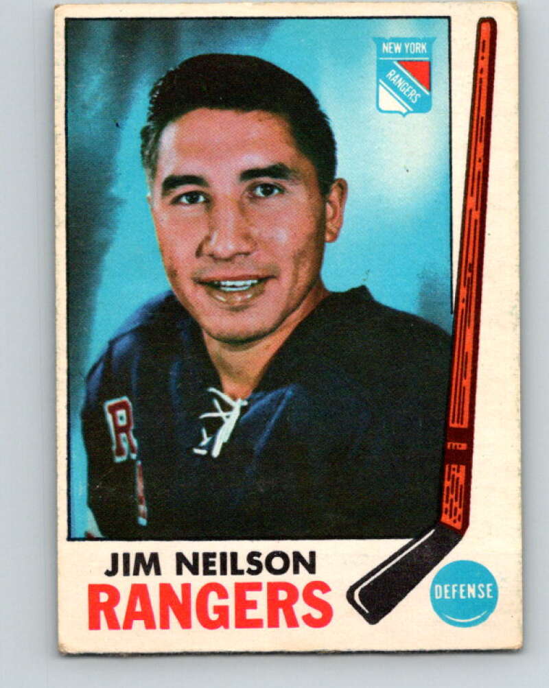 1969-70 O-Pee-Chee #35 Jim Neilson  New York Rangers  V1267