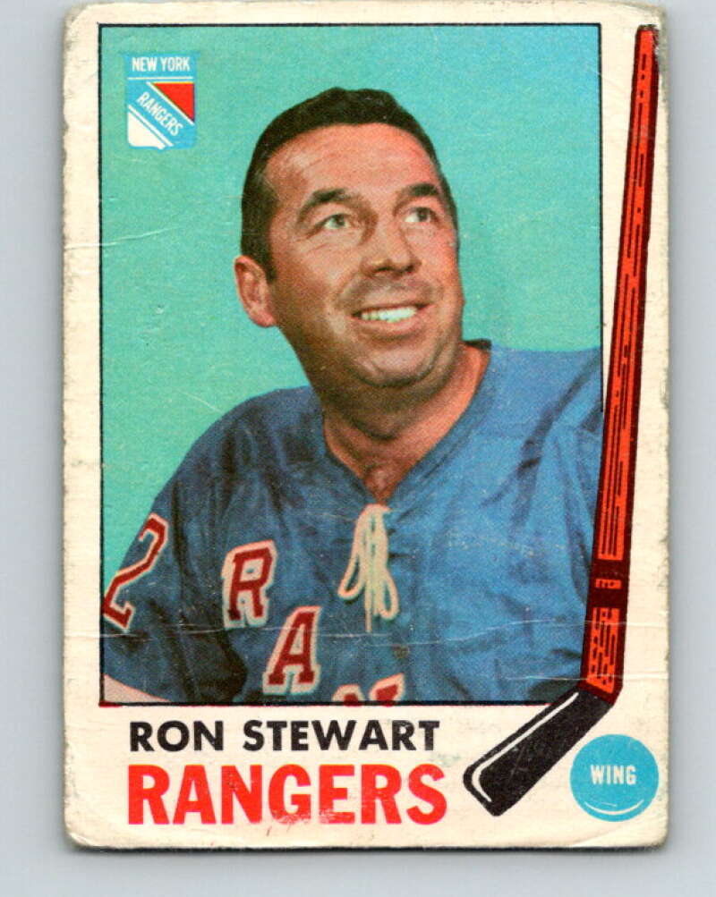 1969-70 O-Pee-Chee #41 Ron Stewart  New York Rangers  V1279