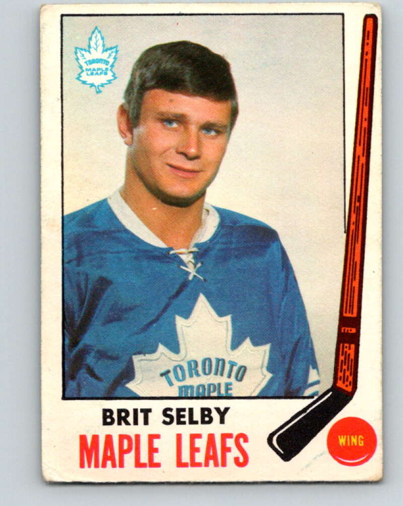 1969-70 O-Pee-Chee #48 Brit Selby  Toronto Maple Leafs  V1300