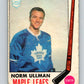 1969-70 O-Pee-Chee #54 Norm Ullman  Toronto Maple Leafs  V1316