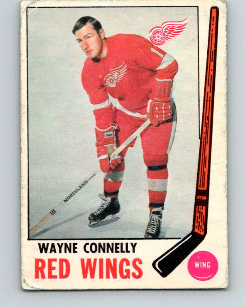 1969-70 O-Pee-Chee #60 Wayne Connelly  Detroit Red Wings  V1325