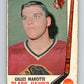 1969-70 O-Pee-Chee #68 Gilles Marotte  Chicago Blackhawks  V1344