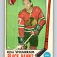 1969-70 O-Pee-Chee #74 Ken Wharram  Chicago Blackhawks  V1355