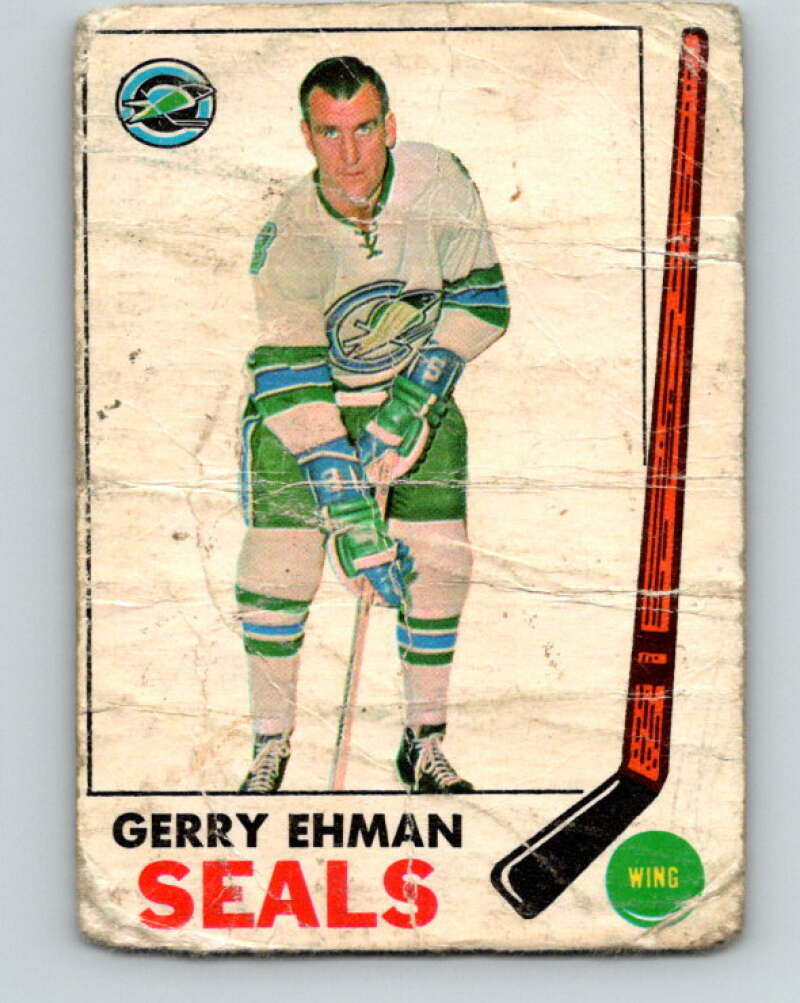 1969-70 O-Pee-Chee #83 Gerry Ehman  Oakland Seals  V1379