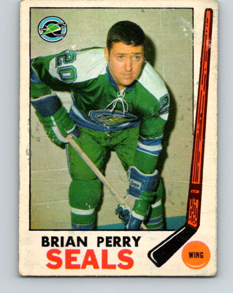 1969-70 O-Pee-Chee #84 Brian Perry  RC Rookie Oakland Seals  V1381