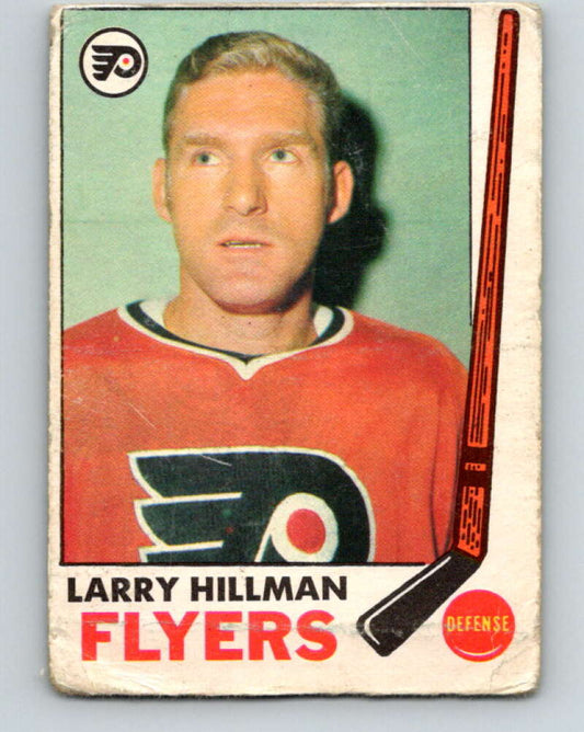 1969-70 O-Pee-Chee #90 Larry Hillman  Philadelphia Flyers  V1395