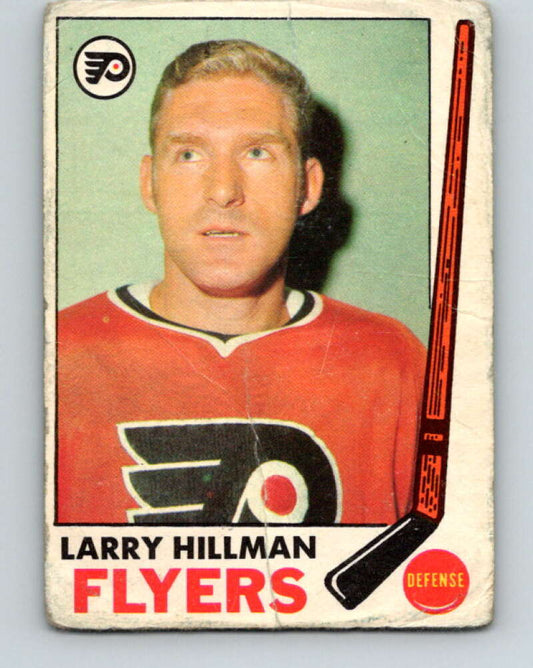 1969-70 O-Pee-Chee #90 Larry Hillman  Philadelphia Flyers  V1396