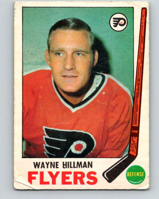 1969-70 O-Pee-Chee #91 Wayne Hillman  Philadelphia Flyers  V1398