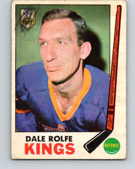1969-70 O-Pee-Chee #100 Dale Rolfe  Los Angeles Kings  V1418
