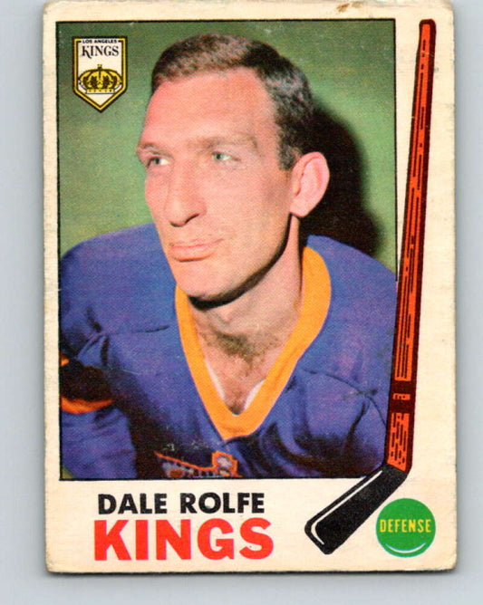 1969-70 O-Pee-Chee #100 Dale Rolfe  Los Angeles Kings  V1419