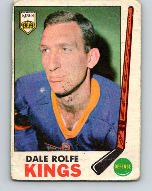 1969-70 O-Pee-Chee #100 Dale Rolfe  Los Angeles Kings  V1420