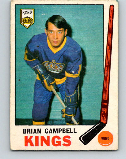 1969-70 O-Pee-Chee #106 Bryan Campbell  RC Rookie Los Angeles Kings  V1435