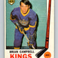 1969-70 O-Pee-Chee #106 Bryan Campbell  RC Rookie Los Angeles Kings  V1436
