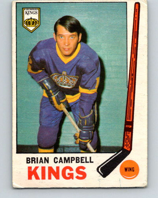 1969-70 O-Pee-Chee #106 Bryan Campbell  RC Rookie Los Angeles Kings  V1436