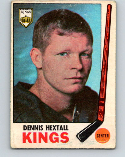 1969-70 O-Pee-Chee #107 Dennis Hextall  RC Rookie Los Angeles Kings  V1439