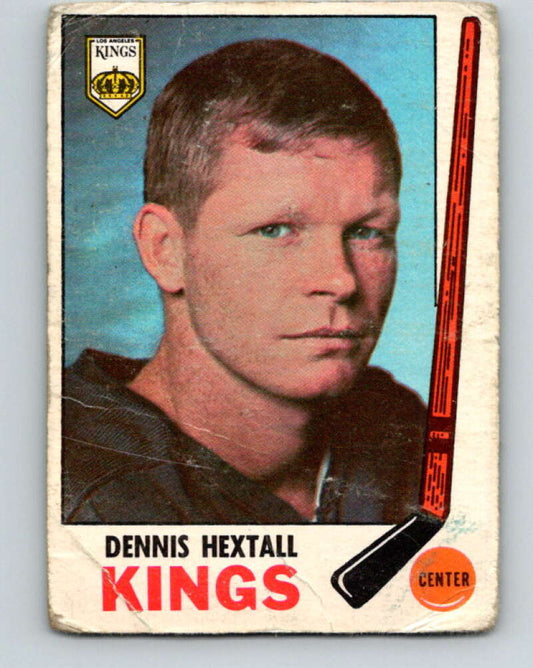 1969-70 O-Pee-Chee #107 Dennis Hextall  RC Rookie Los Angeles Kings  V1441