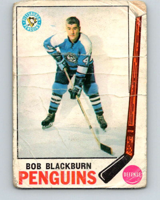 1969-70 O-Pee-Chee #113 Bob Blackburn  RC Rookie Pittsburgh Penguins  V1457