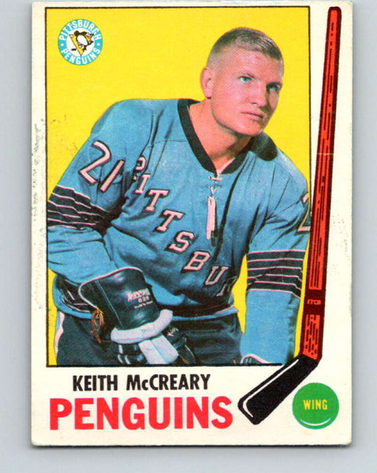 1969-70 O-Pee-Chee #114 Keith McCreary  Pittsburgh Penguins  V1459
